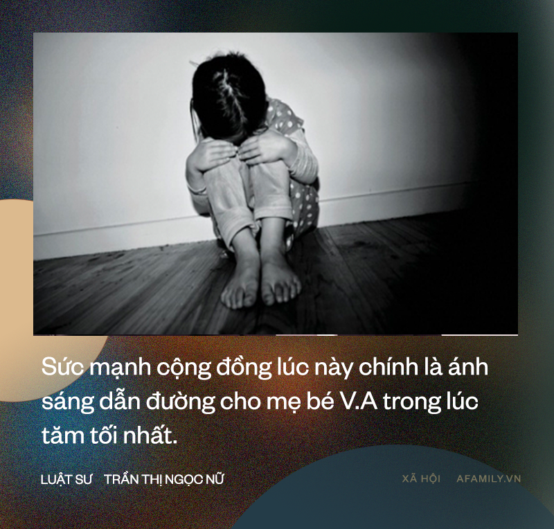 LS Trần Thị Ngọc Nữ - người bảo vệ quyền lợi cho bé 8 tuổi bị bạo hành: 