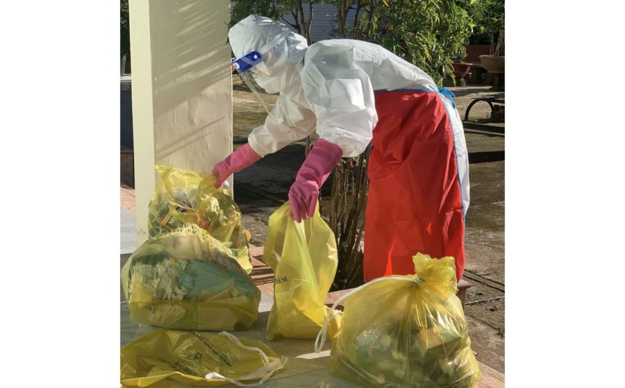 Gia Lai: Hướng dẫn xử lý rác thải khi quản lý F0 tại nhà