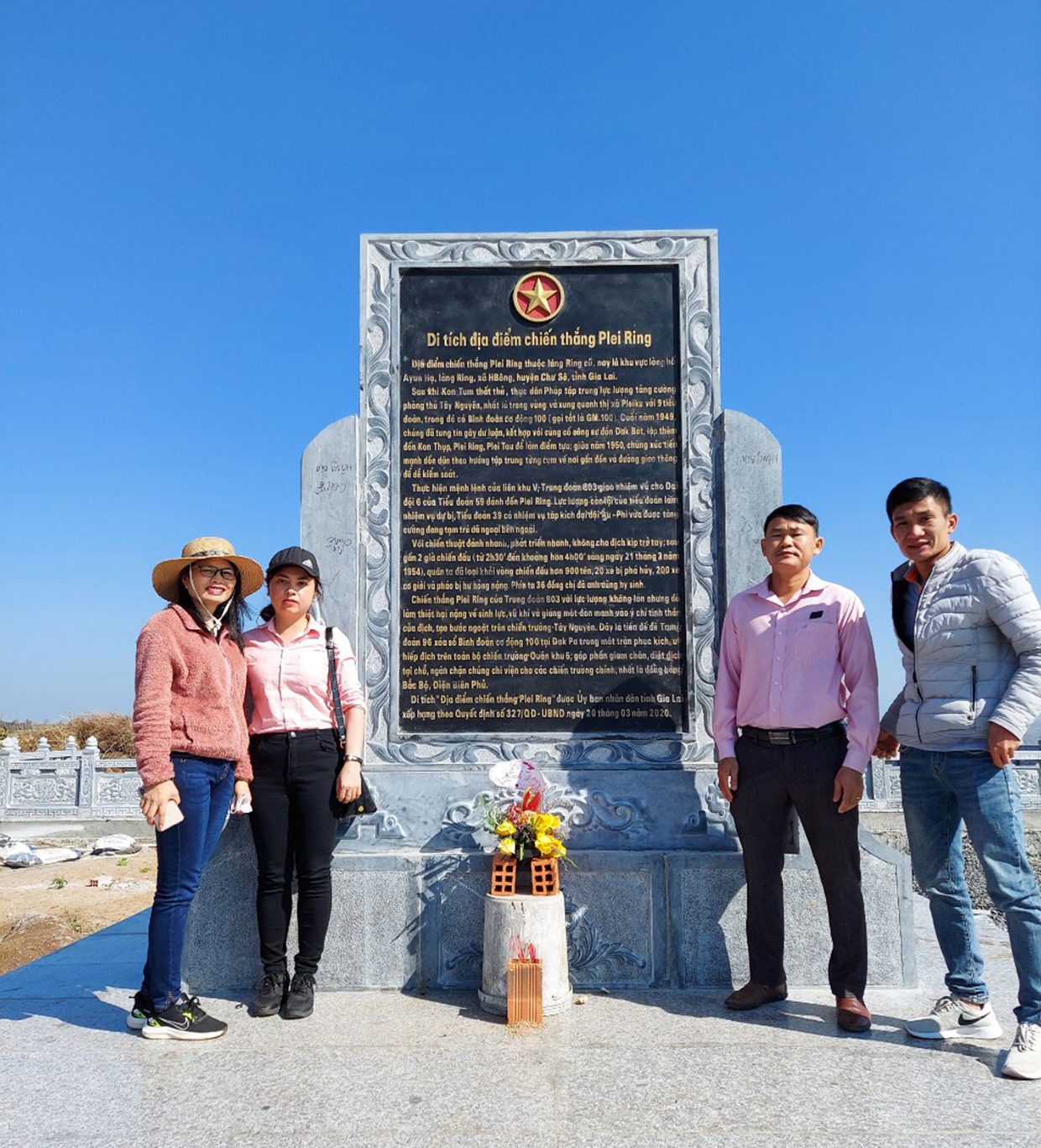Di tích lịch sử địa điểm Chiến thắng Plei Ring (xã Hbông) sẽ là điểm kết nối với Khu du lịch sinh thái hồ Ayun Hạ hấp dẫn du khách nếu được quan tâm đầu tư đồng bộ. Ảnh: Quang Tấn
