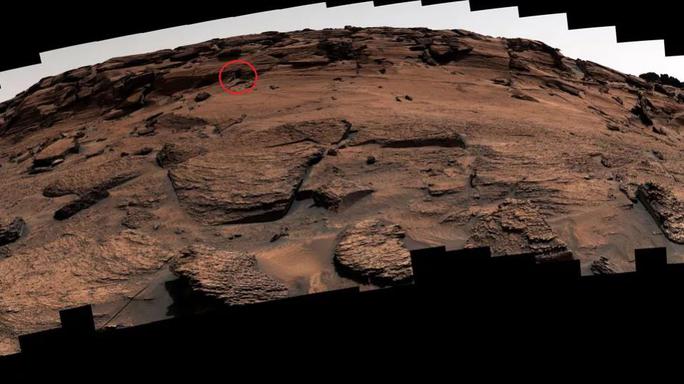 Hình ảnh Curiosity gửi về Trái Đất - Ảnh: NASA