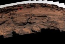 Hình ảnh Curiosity gửi về Trái Đất - Ảnh: NASA