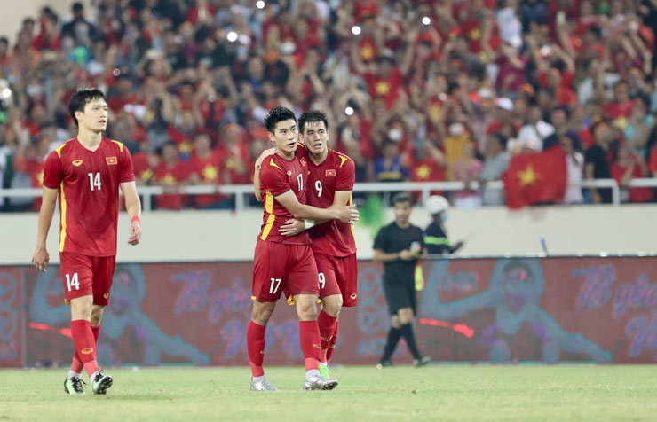 U23 Việt Nam đã có chiến thắng đầy xứng đáng. Ảnh: Văn Hữu