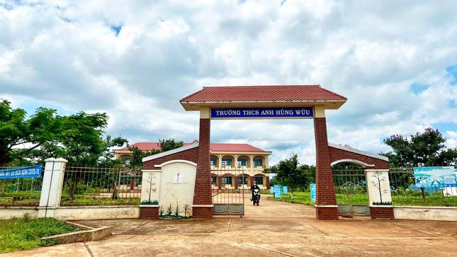 Trường THCS Anh Hùng Wừu (xã Đak Sơ Mei, huyện Đak Đoa). Ảnh: tienphong.vn