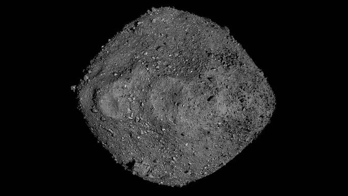  Tiểu hành tinh Bennu rộng 500 m có thể chứa đựng vật liệu tiền thân của sự sống địa cầu - Ảnh: NASA