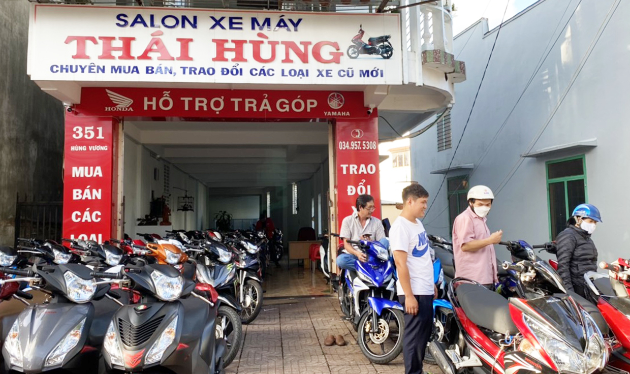   Thị trường xe máy cũ tăng chủ yếu tập trung vào một số dòng xe của hãng Honda. Ảnh: Sơn Ca