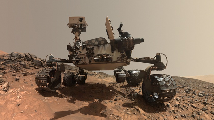 Chiến binh săn sự sống ngoài hành tinh Curiosity - Ảnh: NASA
