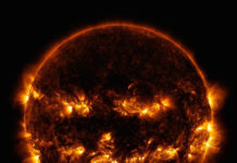 NASA công bố hình ảnh mặt trời mang không khí Halloween
