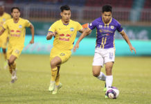 Chia điểm với Hà Nội FC, Hoàng Anh Gia Lai rớt khỏi tốp 5