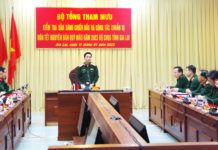  Trung tướng Nguyễn Doãn Anh, kết luận kiểm tra. Ảnh: Huy Bắc
