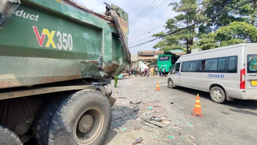 Vụ tai nạn 2 người chết ở Gia Lai: Tạm giữ hình sự tài xế xe tải ảnh 1
