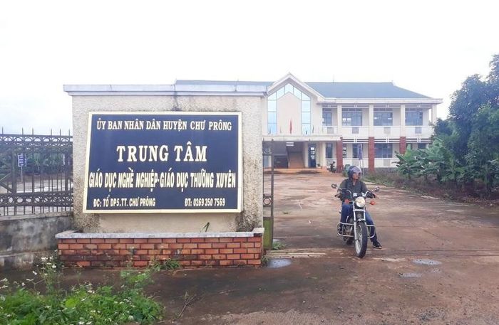 Một điểm sát hạch lái xe tại huyện Chư Prông bị tố sai phạm năm 2022. Ảnh: LK. 1
