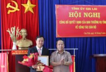 
 Đồng chí Nguyễn Huy Châu giữ chức Bí thư Huyện ủy Chư Pưh
