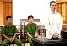 Bị cáo Rlan Thih tại phiên tòa. Ảnh: Hữu Trường ảnh 1