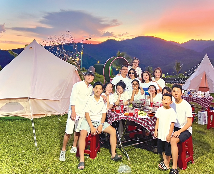 Các farmstay ở Gia Lai thu hút nhiều du khách đến nghỉ dưỡng và trải nghiệm. Ảnh: N.Q