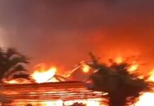 Krông Pa: Cháy 3 căn nhà sàn của người dân buôn Suối Cẩm