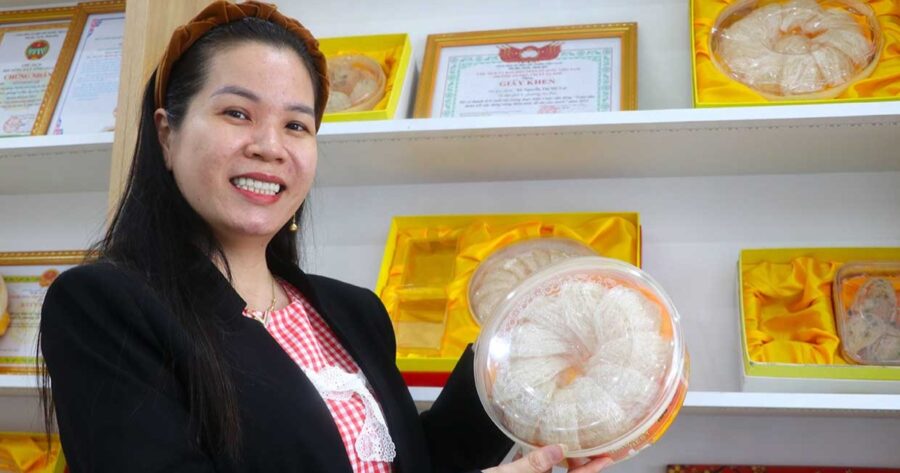 
 Chị Nguyễn Thị Mỹ Lợi làm giàu từ nghề nuôi chim yến 
