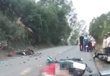 
 Kbang: 2 xe máy tông nhau, 1 người tử vong
