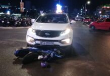 
 Pleiku: Va chạm giữa ô tô và xe máy khiến 1 người bị thương
