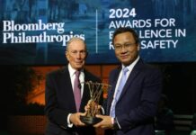 
 Pleiku nhận giải thưởng Sáng Kiến Bloomberg Philamthropies về an toàn giao thông quốc tế
