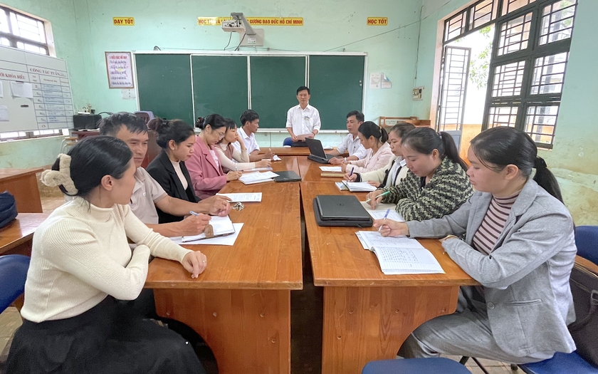 Trường THCS và THPT Kpă Klơng (huyện Mang Yang) sẽ có thêm 10 giáo viên trúng tuyển nguyện vọng 1 về đơn vị sau kỳ thi tuyển dụng viên chức giáo viên năm 2024. Ảnh: Mộc Trà