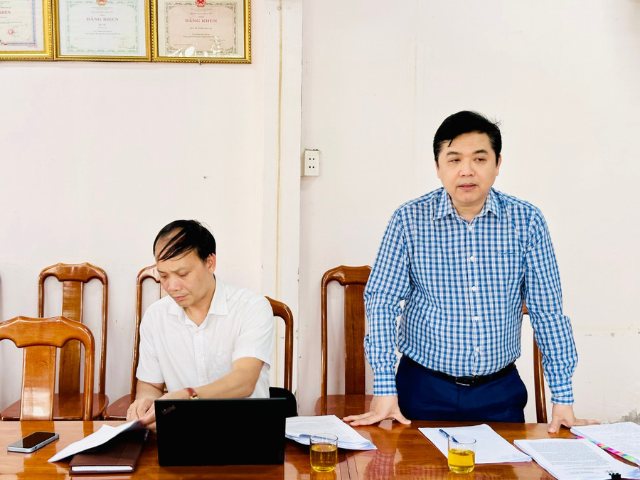 Ông Võ Hải Sơn-Phó Cục trưởng Cục Phòng bệnh (Bộ Y tế) phát biểu tại buổi làm việc. Ảnh: Như Nguyện z6440932918796-2efd75c5faf00e79d9216829c81af0d5.jpg