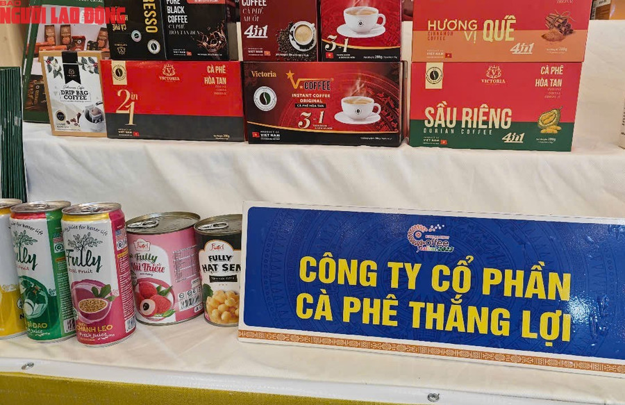 Gian hàng của Công ty CP cà phê Thắng Lợi