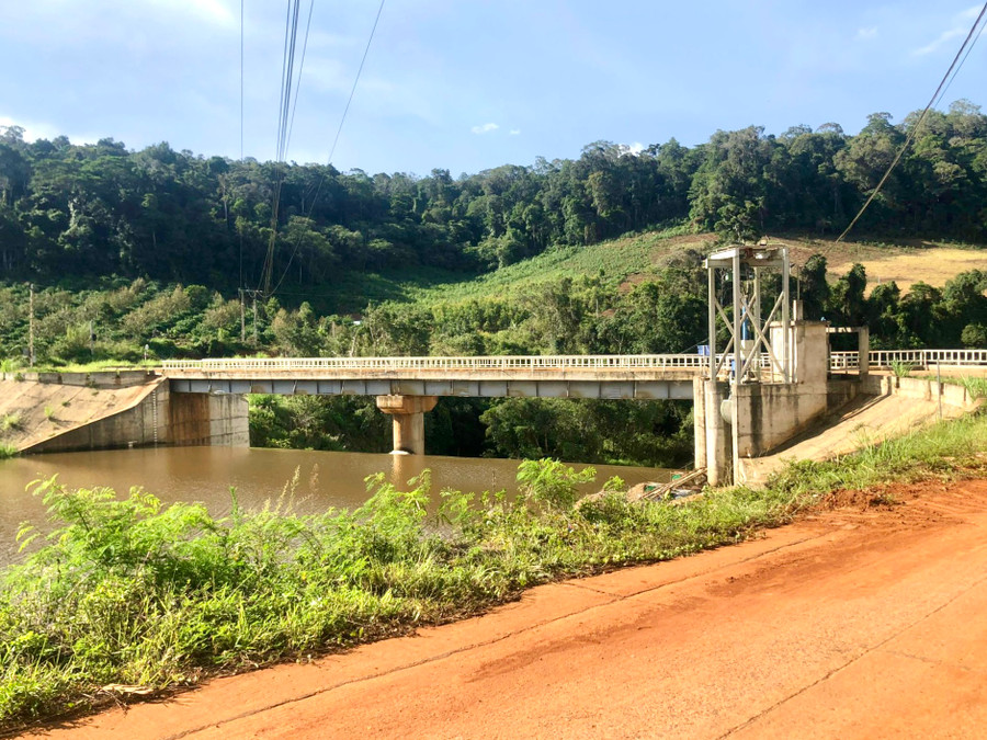 Công trình nhà máy thuỷ điện Krông Pa 2 (xã Đak Rong, huyện Kbang). Ảnh: V.T cong-trinh-nha-may-thuy-dien-krong-pa-2-xa-dak-rong-huyen-kbang-anh-vt-426.jpg