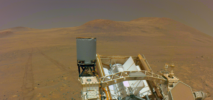 Bức ảnh mà tàu săn sự sống Perseverance chụp lại khi đang trên đường đến Krokodillen - Ảnh: NASA Bức ảnh mà tàu săn sự sống Perseverance chụp lại khi đang trên đường đến Krokodillen - Ảnh: NASA