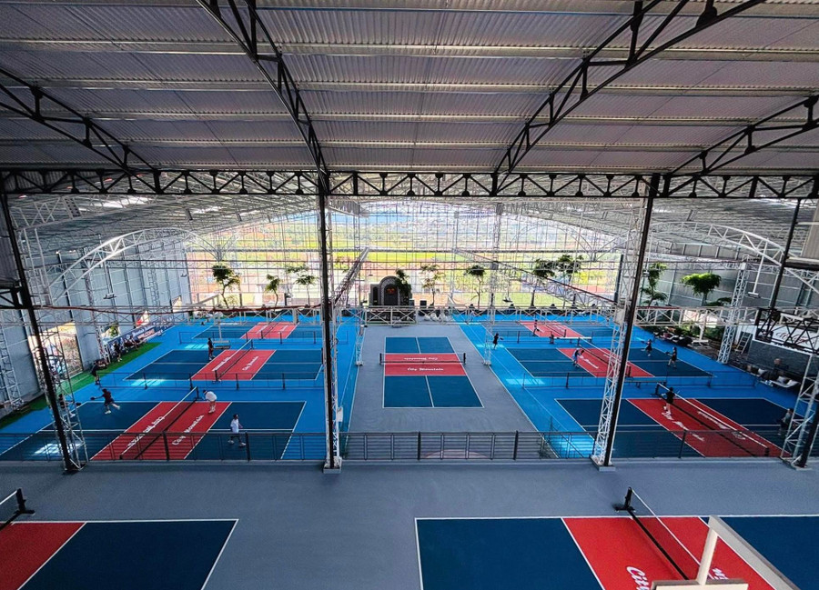Cụm 9 sân tập hiện đại, đạt tiêu chuẩn quốc tế của City Mountain Pickleball. Ảnh: H.D cum-san-tap-hien-dai-cau-city-mountain-pickleball-anh-hd.jpg