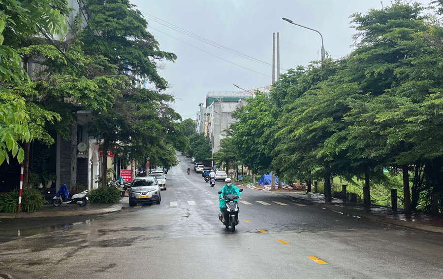 Dự báo khu vực TP. Pleiku sẽ có mưa lớn trong 48 giờ tới. Ảnh: P.V img-1542-7721.jpg