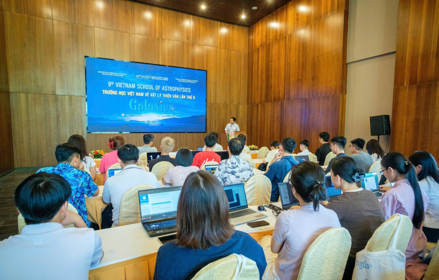 Trường học Việt Nam về Vật lý Thiên văn lần thứ 9 khai mạc vào chiều 7-7. Ảnh: A.N a2-thien-van.jpg