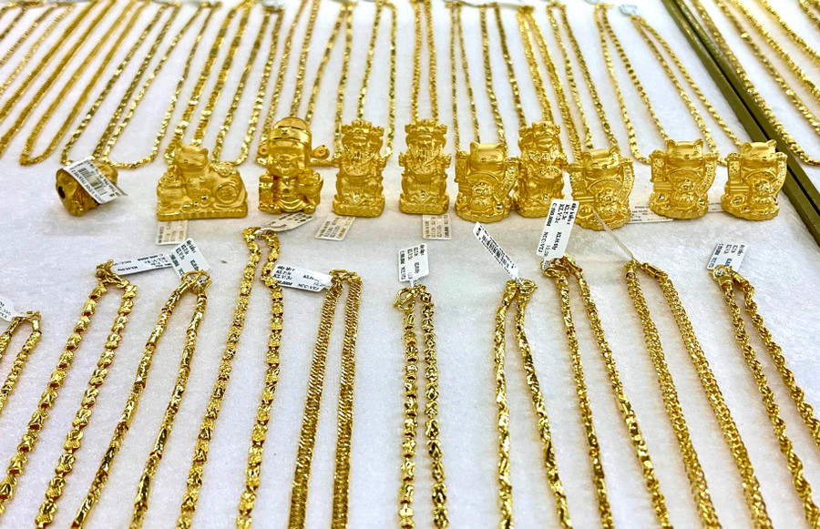 Giá vàng ngày 8-7 đã chạm mốc 121 triệu đồng/lượng. Ảnh: P.V img-1772.jpg