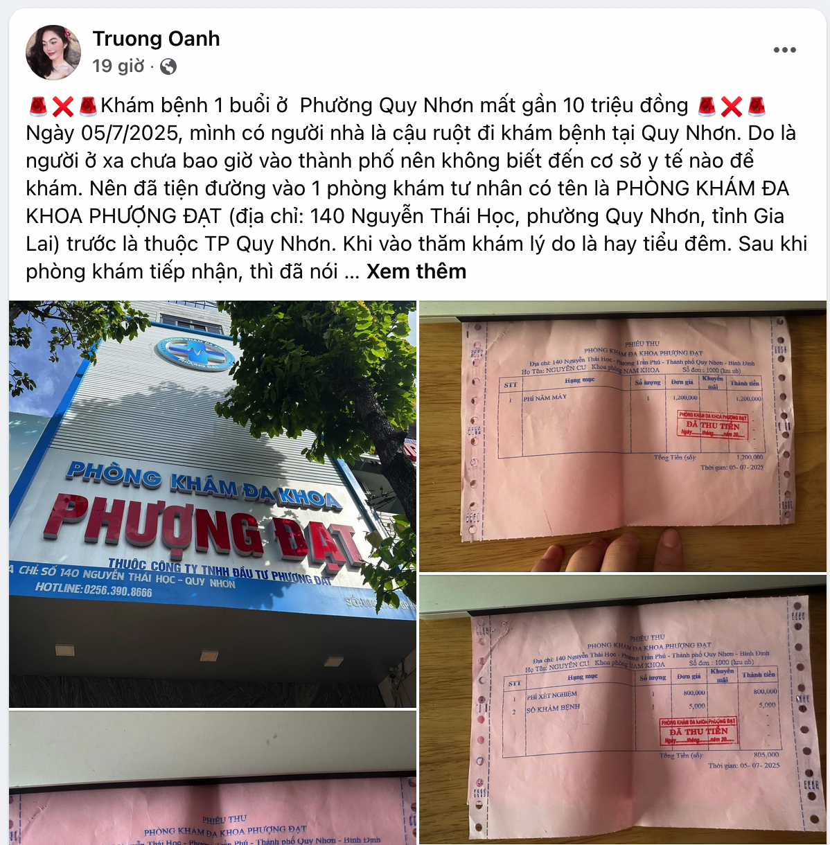 Kiểm tra phòng khám ở Quy Nhơn bị tố 'chặt chém' bệnh nhân- Ảnh 2. Kiểm tra phòng khám ở Quy Nhơn bị tố 'chặt chém' bệnh nhân- Ảnh 2.