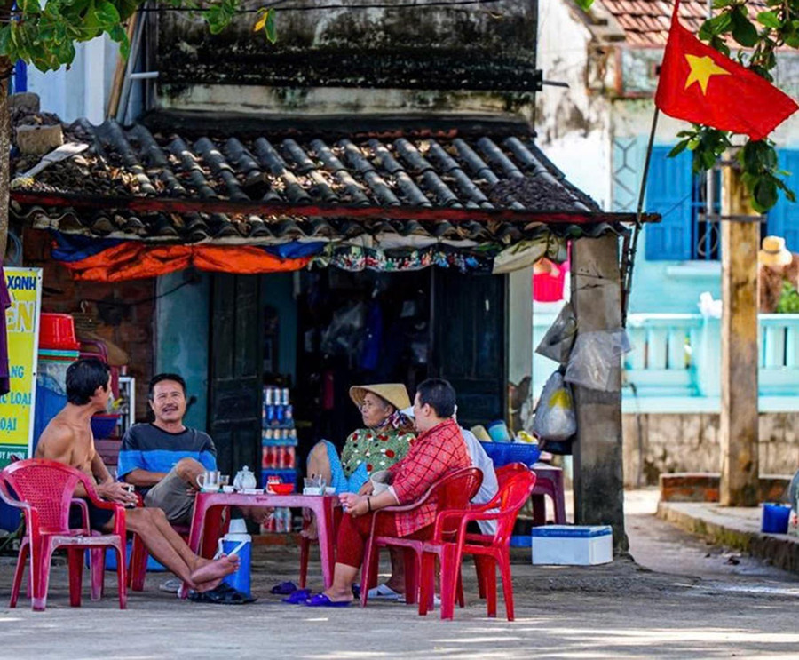Người dân trên đảo. Ảnh: Dũng Nhân lay4-nguoi-dan-tren-dao.jpg