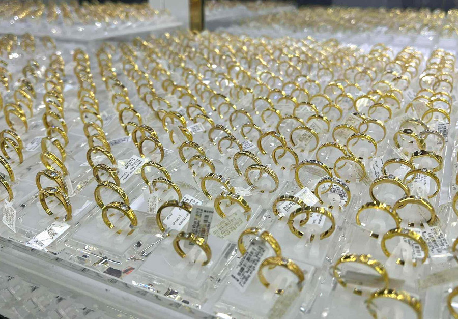Thị trường vàng trong nước ngày 20-8 quay đầu giảm nhẹ. Ảnh: P.V a0b17c44-6f46-44fe-acb9-1066f51d1adf.jpg